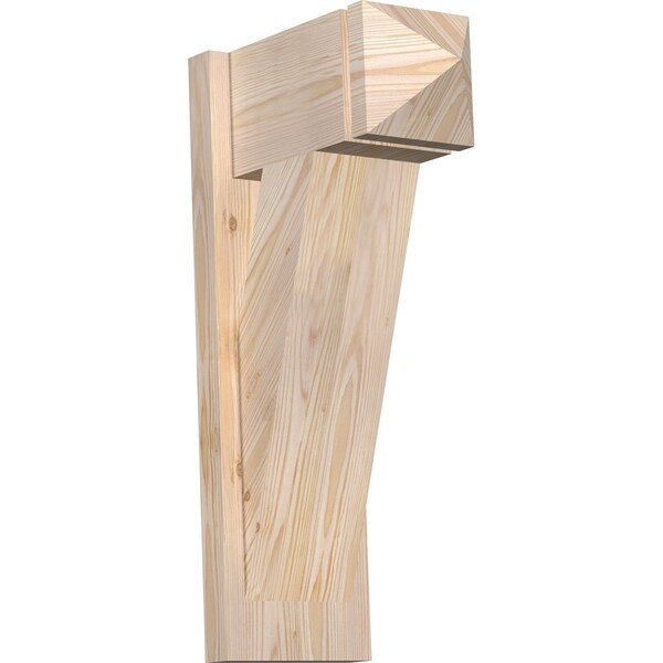 Ekena Millwork Traditional Arts & Crafts Smooth Outlooker, Douglas Fir, 7 1/2"W x 14"D x 26"H OUT08X14X26TRA03SDF - main